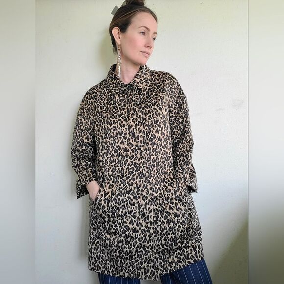 The Preloved Cheetah Print Spring Trench By Weekend MaxMara Size US 4 - Picture 2 of 16